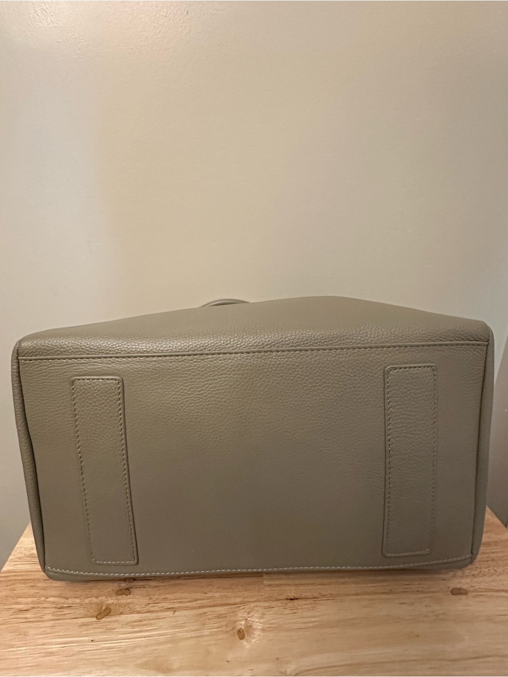 Beck Taupe Leather Montero Satchel - Picture 15 of 16